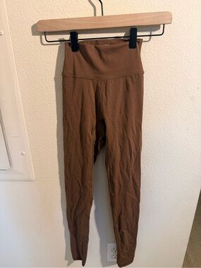 Monday Body Chocolate Brown High Rise Full Length Leggings Women’s Small